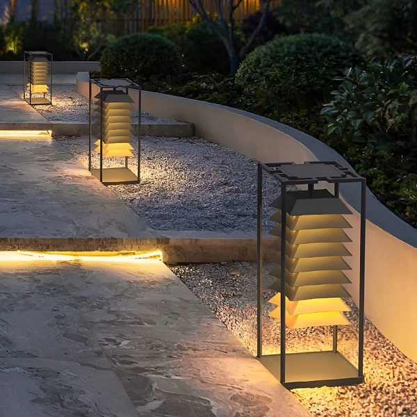 Creative Waterproof Outdoor Post Lights Pillar Light Garden Lights Landscape Lighting - Image 5