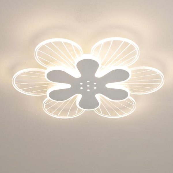 Novelty Stylish Flower LED Flush Mount Ceiling Light for Bedroom - Image 12