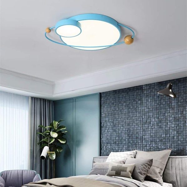 Circle Globes Flush Mount Ceiling Light LED Dimmable Light - Image 6