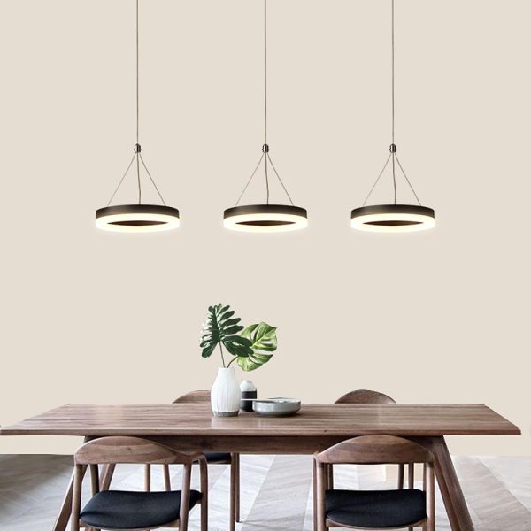 3 Circles Dimmable LED Adjustable Modern Chandeliers Pendant Light - Image 6