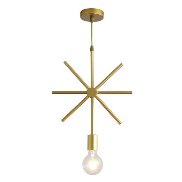Metal Black and Gold Pendant Light Rounded Square Pendant Lighting - Image 19