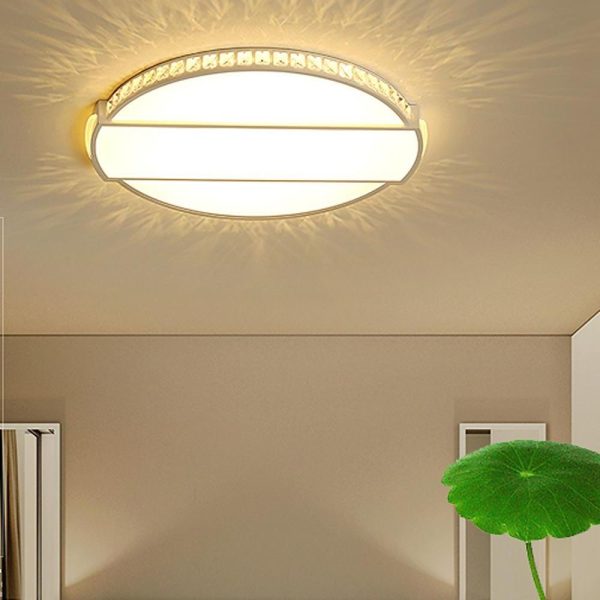 Circle Rectangular Flush Mount Light Fixtures Single LED Ambient Light - Image 9