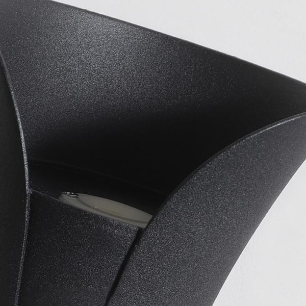 Curved LED Up and Down Lighting Waterproof Modern Outdoor Wall Lights - Image 13