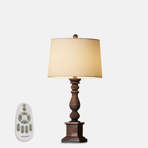 24 inch Rustic Bronze Resin Traditional Table Lamp - Image 7