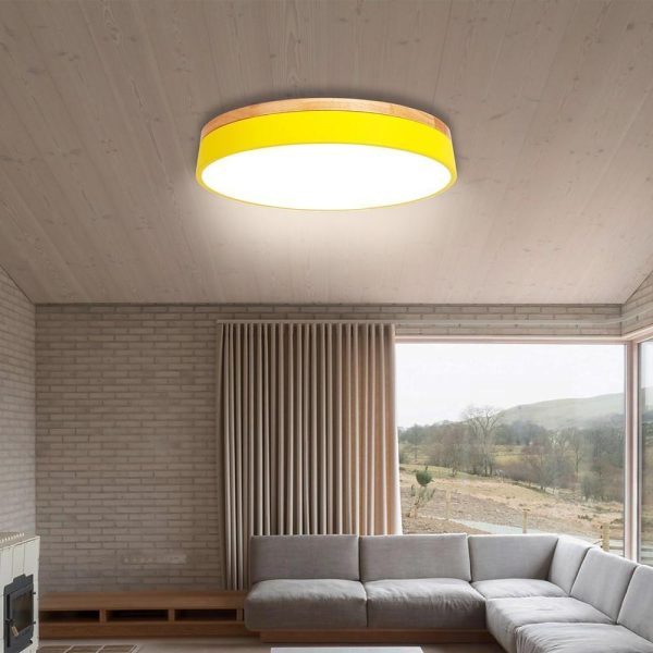12" Circular LED Modern Ceiling Lights Flush Mount Lighting Ceiling Lamp - Image 2