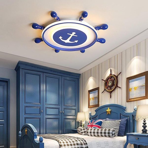 Anchor Insignia Flush Mount Ceiling Light Novelty LED Light - Image 11