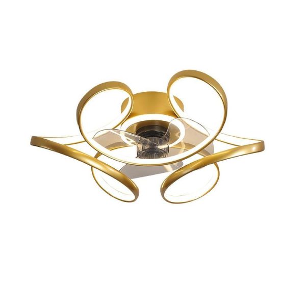 3 Bladed Cluster Modern Ceiling Fan with Light - Image 5
