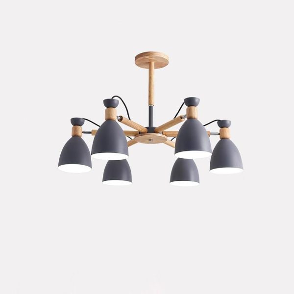 6-light LED Nordic Pendant Lighting Chandelier Hanging Ceiling Lights - Image 3