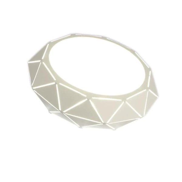 Geometric Drum Shaped LED Modern Flush Mount Lighting Ceiling Lights - Image 9