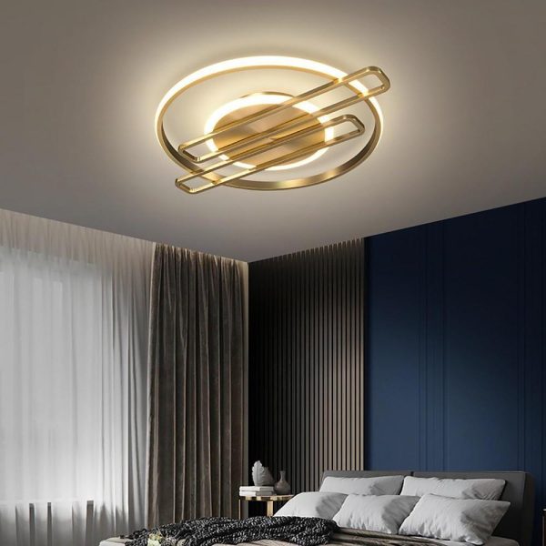 Circular Linear LED Flush Mount Ceiling Light LED Light - Image 6