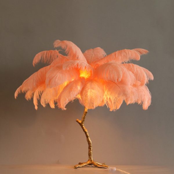 O'Moore Nordic Luxury Unique Ostrich Feather Floor Lamp/Table Lamp - Image 48