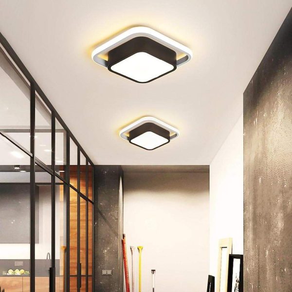 Square Circle LED Modern Flush Mount Lighting Ceiling Lights Ceiling Lamp - Image 3
