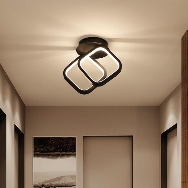 2 Ring Flush Mount Ceiling Light Minimalist LED Light - Image 2