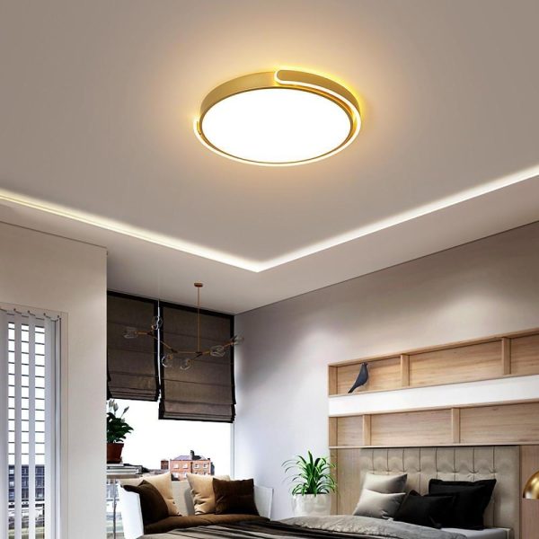 Rounded Flush Mount Ceiling Light Minimalist Acrylic LED Light - Image 2