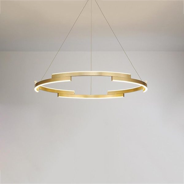 Geometrical Circular LED Modern Chandeliers Kitchen Island Lighting - Image 4