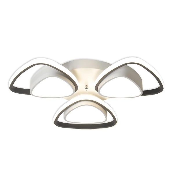 Unique Geometric LED Flush Mount Ceiling Light for Hallway Entryway - Image 6