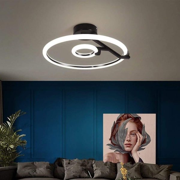 Rings Flush Mount Ceiling Light Abitrary LED Light - Image 2