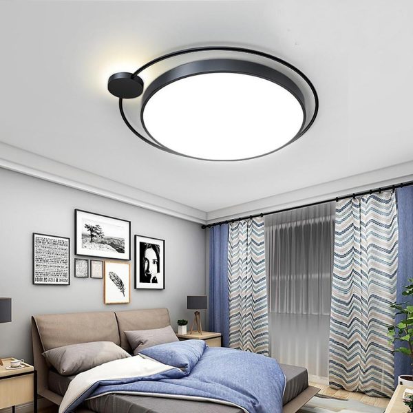 Circular Dimmable LED Nordic Flush Mount Light Ceiling Light Fixtures - Image 5