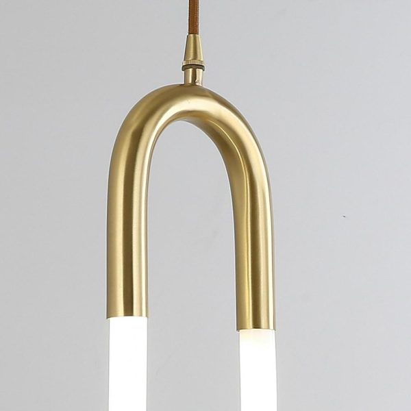 Rounded Rectangle LED Modern Island Lights Hanging Lamp Pendant Light - Image 5