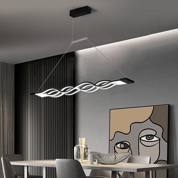 Multiwave LED Nordic Dining Chandelier Kitchen Lighting Ceiling Light - Image 3