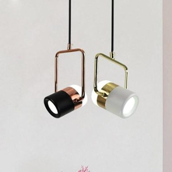Projector-Like Electroplated Metal Modern Pendant Lighting with Flexible Ambient Light - Image 3
