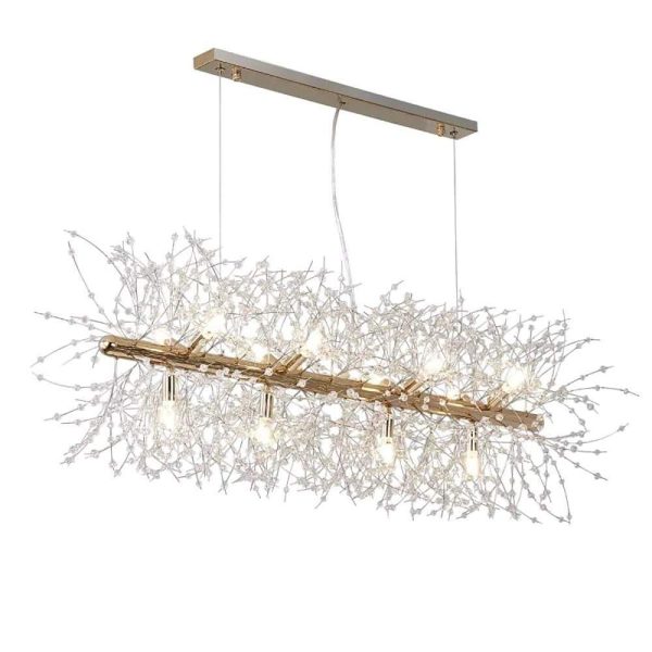 12-Light Firework Island Light G9 LED Crystal Strings Pendant Lights - Image 3