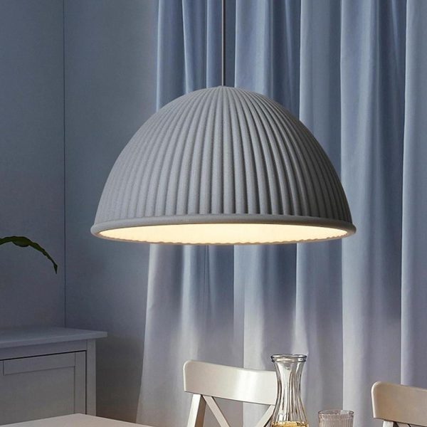 Artistic Bowl Modern Pendant Lighting for Kitchen Island Metal Resin Pendant Light - Image 4