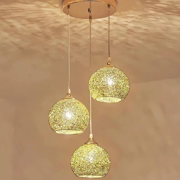 Semi-Transparent Cluster Metal Bar Pendant Light with Sternly Durable Adjustable - Image 3
