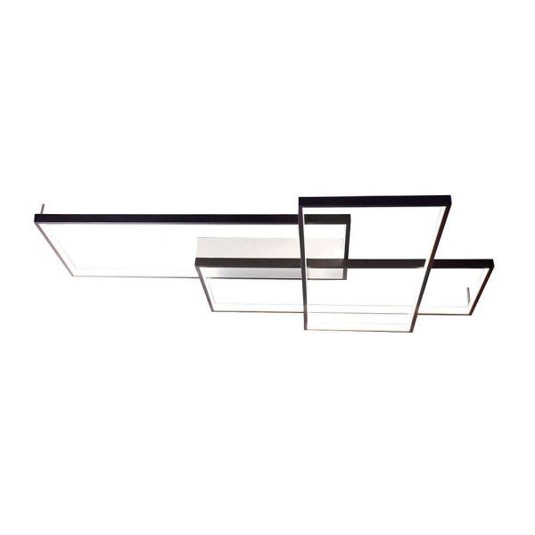 Rectangular Hybrid Modern Flush Mount Ceiling Light With 1 Central LED Light - Image 2