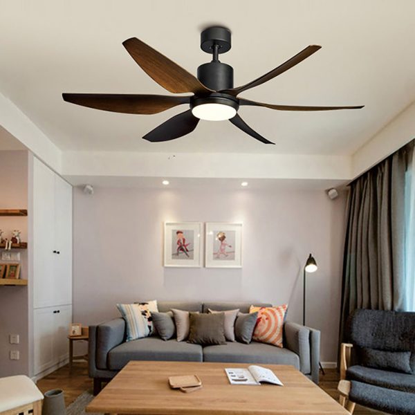 Frequency Conversion 66 Inch Silent Ceiling Fan Lamp 24W Dimming with Remote Control - Image 2