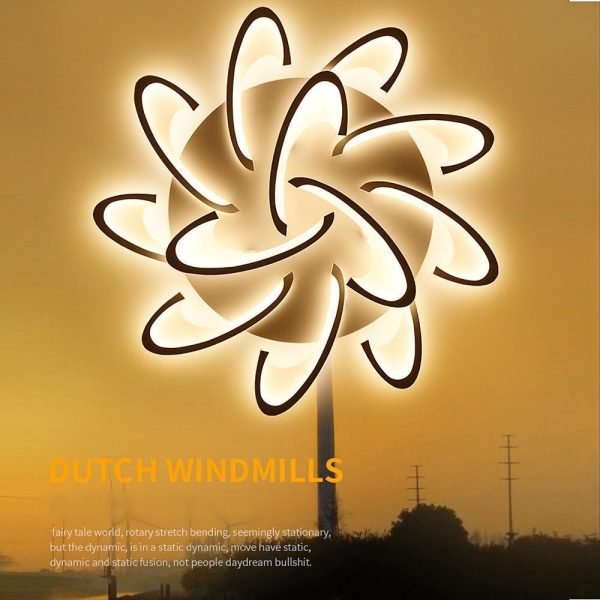 Artistic Flush Mount Ceiling Lights Geometric Acrylic LED Lights - Image 10