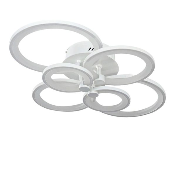Multi Circles Dimmable LED Modern Ceiling Lights Flush Mount Lighting - Image 21