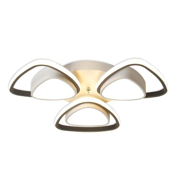 Unique Geometric LED Flush Mount Ceiling Light for Hallway Entryway - Image 3