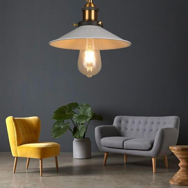 Adjustable Industrial Metal Stylish Cone-Shaped Pendant Lighting - Image 10