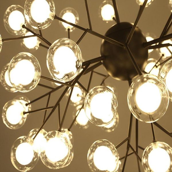 45 Lights Cluster Branches Design Glass LED Modern Chandelier Pendant Lights - Image 10