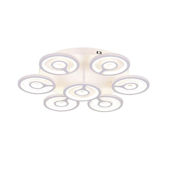 Round Flower Shaped LED Modern Flush Mount Lighting Ceiling Lights Hanging Light - Image 11