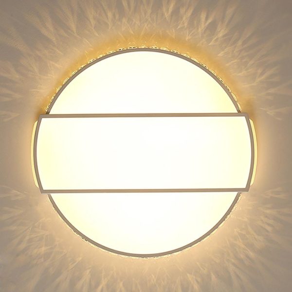 Circle Rectangular Flush Mount Light Fixtures Single LED Ambient Light - Image 5
