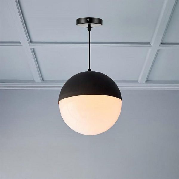 Glass Globe Shaped LED Nordic Pendant Light Chandeliers Hanging Lamp - Image 4