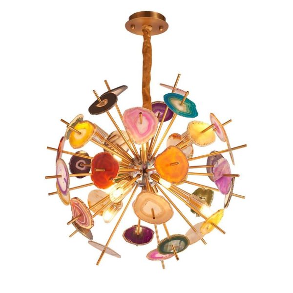 3 Light Colorful Globe Design LED Modern Chandeliers Pendant Light - Image 4