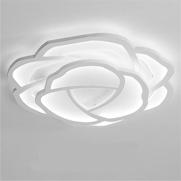 Flower Shapes Dimmable LED Modern Ceiling Lights Flush Mount Lighting - Image 5