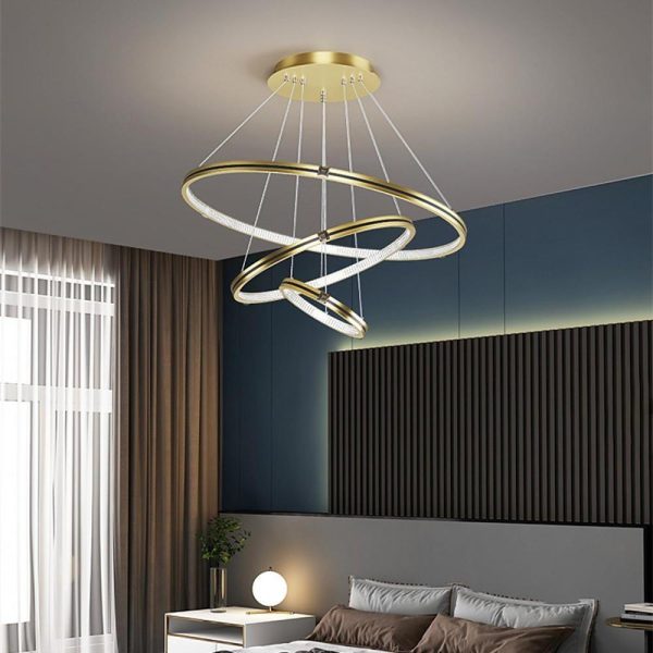 Stylish 3 Rings LED Chandelier - Image 3