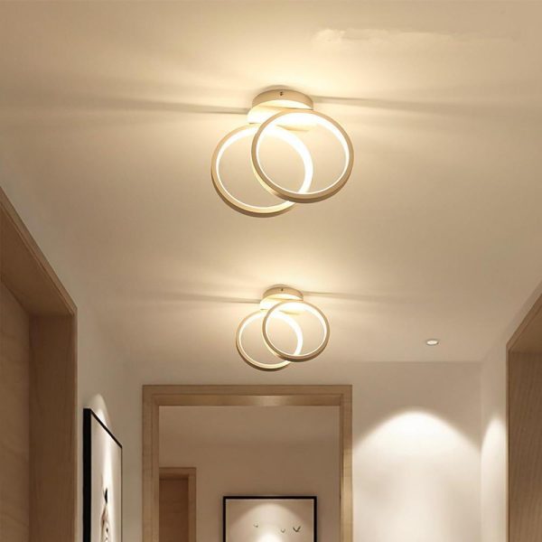 2 Ring Flush Mount Ceiling Light Minimalist LED Light - Image 3
