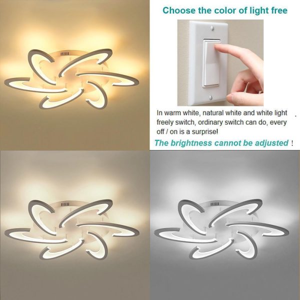 Artistic Flush Mount Ceiling Lights Geometric Acrylic LED Lights - Image 11