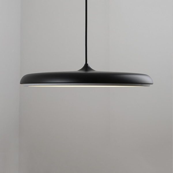 16'' Flat Circular Adjustable Metal LED Modern Pendant Lights Island Lights - Image 5