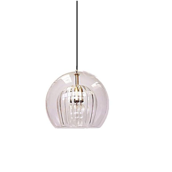 Unique Glass Globe LED Modern Pendant Light Hanging Lamp Island Lights - Image 8