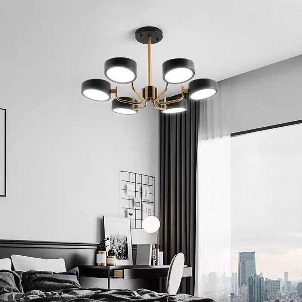 6 Light Modernist LED Flush Mount Ceiling Light for Bedroom - Image 8