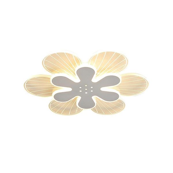 Novelty Stylish Flower LED Flush Mount Ceiling Light for Bedroom - Image 2