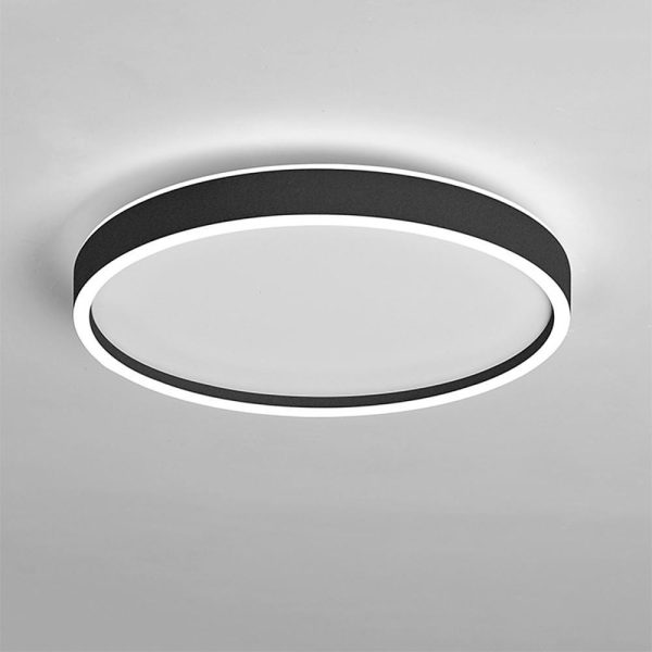 Circular Minimalist Metal Flush Mount Light Fixtures LED Living Room Ceiling Lights - Image 5