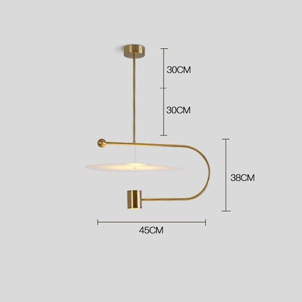 Globe Cylinder Pendant Lights Artistic Metal LED Ceiling Light - Image 5