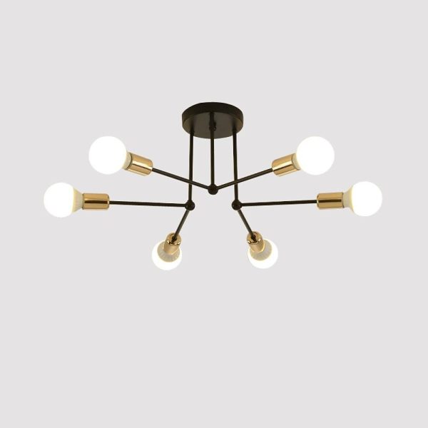 6 Lights LED Modern Ceiling Lights Flush Mount Lighting Hanging Ceiling Lights - Image 5